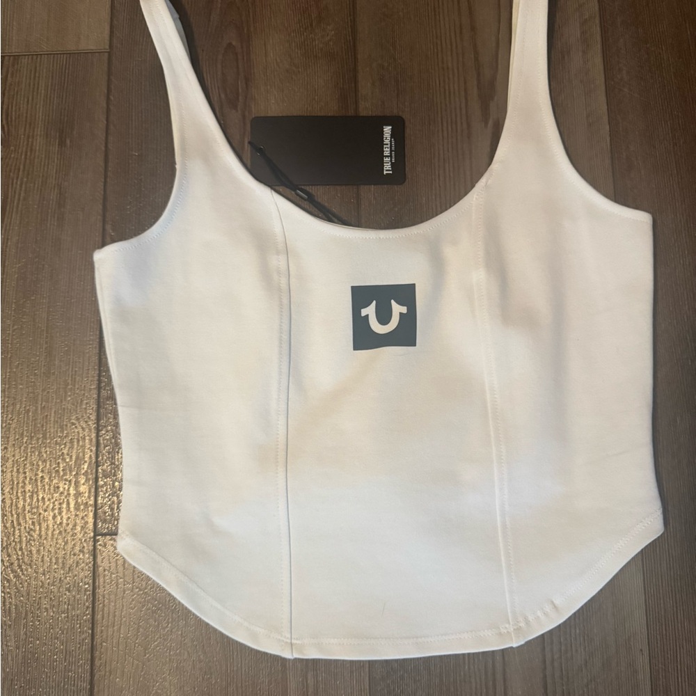 True Religion White Tank Top for Women